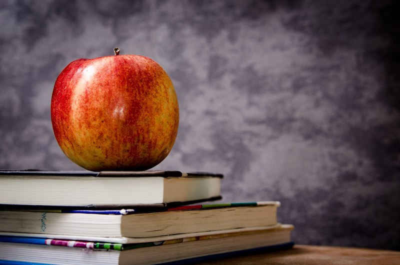 apple education school knowledge apples red book 4k