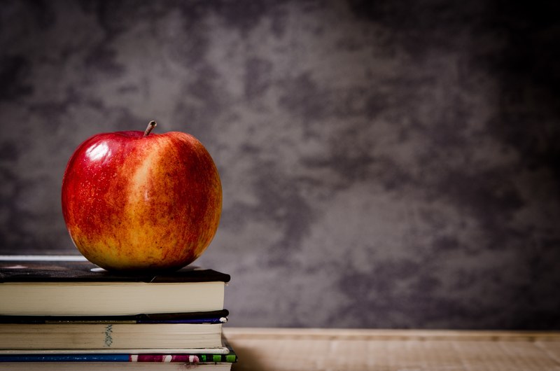 apple education school knowledge apples red book 4k
