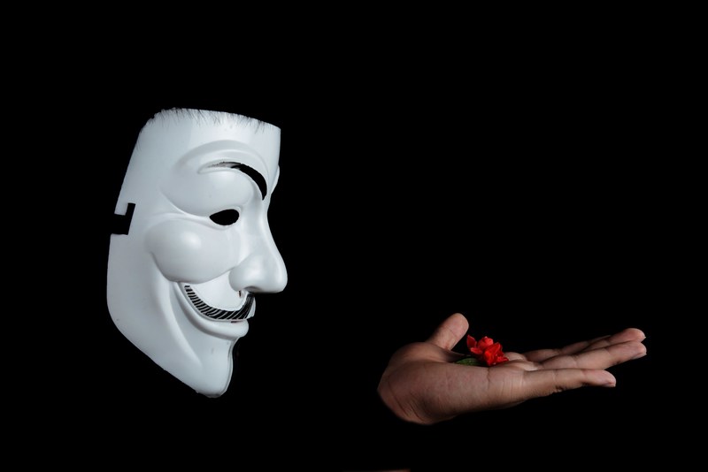 anonymous studio figure photography facial mask 4k