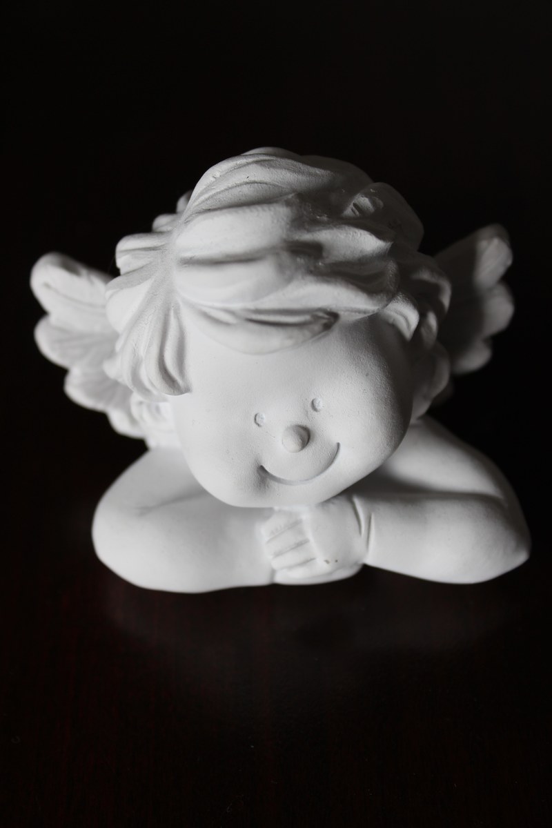 angel figure face christmas angel figure 4k