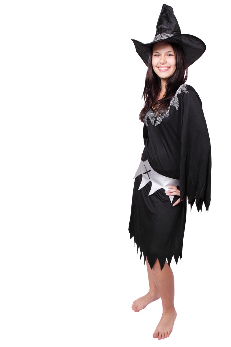 adult black body costume cute evil female girl 4k