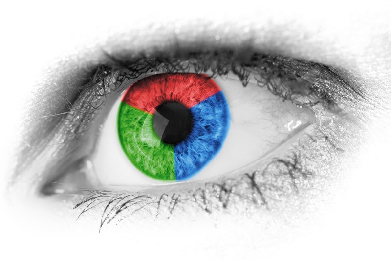 abstract red green blue primary colors close up 4k