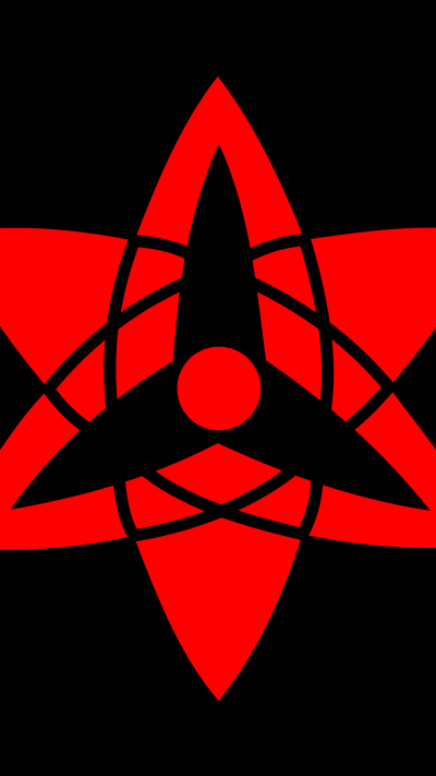 Anime Boruto, Minimalist, Sharingan (Naruto), Mangekyō Sharingan, 2160x3840