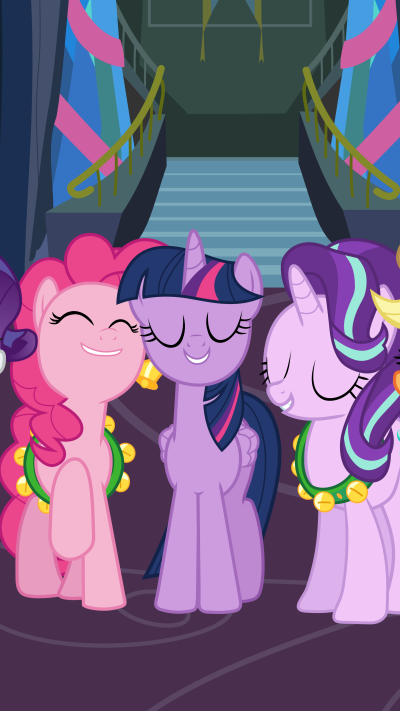 TV Show My Little Pony: Friendship is Magic, Twilight Sparkle, Pinkie Pie, Starlight Glimmer, 2160x3840