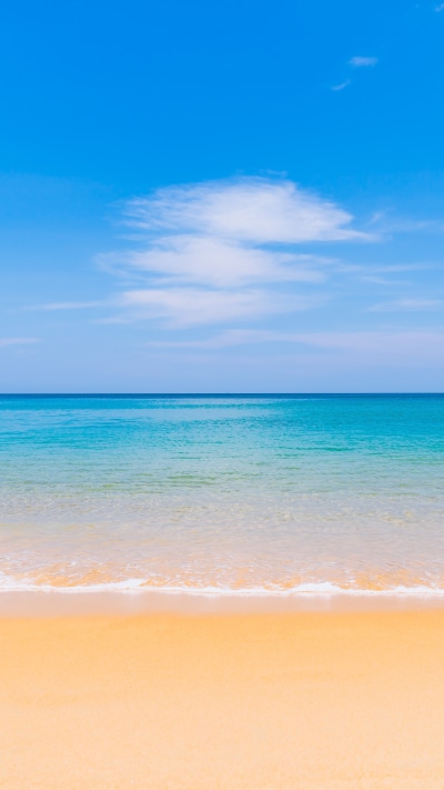 Earth Ocean, Horizon, Sky, Nature, 2160x3840