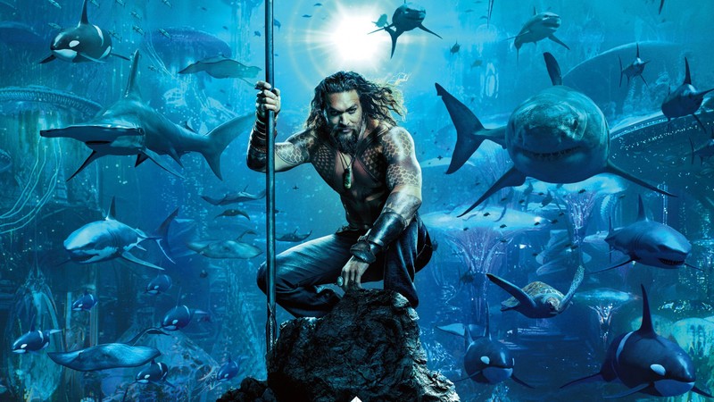 Aquaman, Jason Momoa, poster, 4K