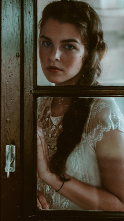 Women Model, Brunette, Braid, 2160x3840