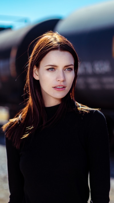 Women Model, Brunette, Blue Eyes, 2160x3840