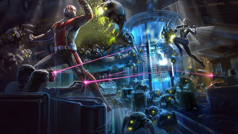 Ant-Man and the Wasp, artwork, 4K