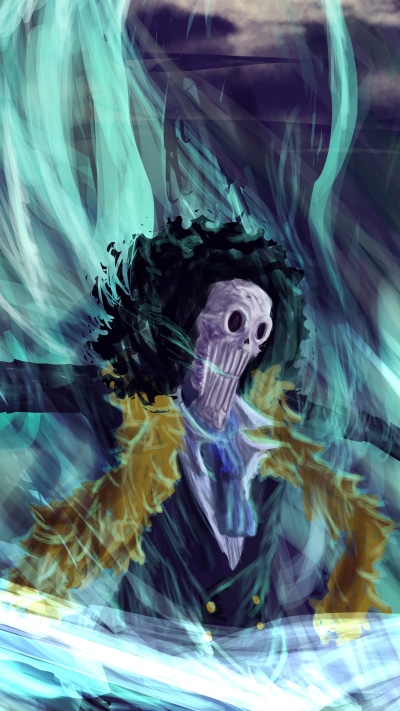 Anime One Piece, Brook (One Piece), 2160x3840