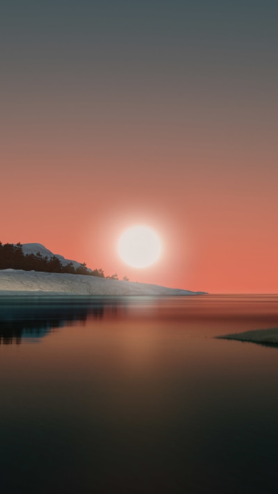 Earth Sunset, Sun, 2160x3840
