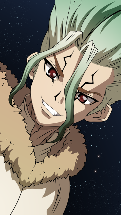 Anime Dr. Stone, Senku Ishigami, 2160x3840