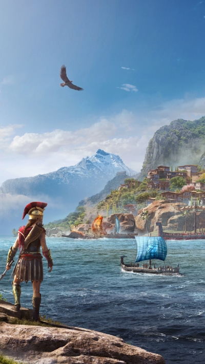 Video Game Assassins Creed Odyssey, 2160x3840