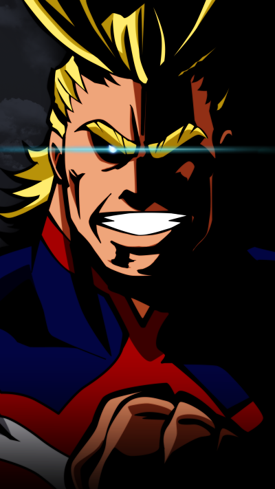 Anime My Hero Academia, All Might, 2160x3840