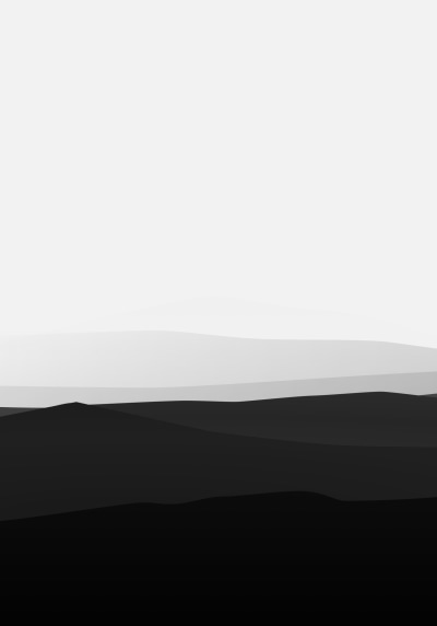 Artistic Minimalist, Black and White, Mountain, 1668x2388