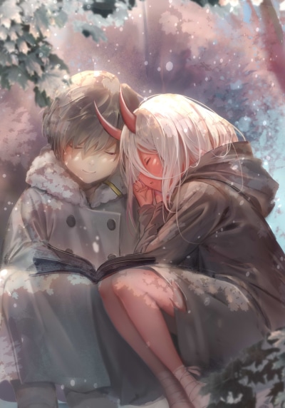 Anime Darling in the FranXX, Zero Two (Darling In The FranXX), Hiro (Darling In The FranXX), 1668x2388