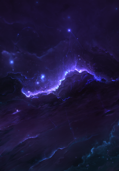 Sci Fi Nebula, Cosmos, Stars, Space, 1668x2388