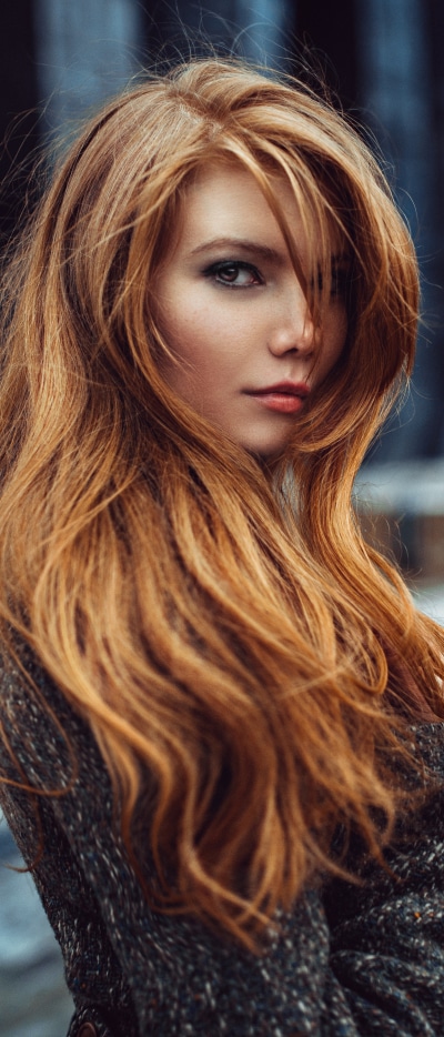 Women Model, Redhead, 1644x3840