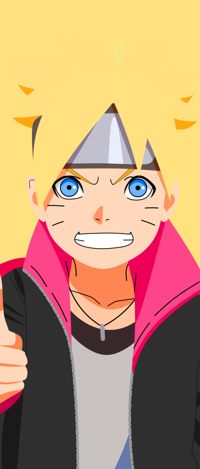 Anime Boruto, Minimalist, Boruto Uzumaki, 1644x3840