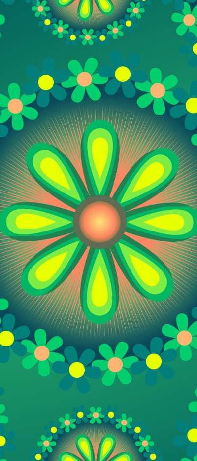 Artistic Flower, Colors, 1644x3840