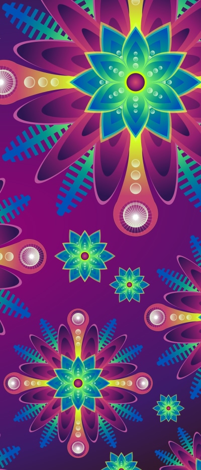 Artistic Flower, Colors, 1644x3840