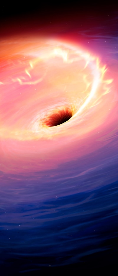 Sci Fi Black Hole, 1644x3840