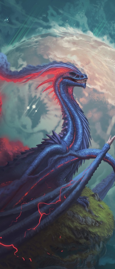Fantasy Dragon, 1644x3840