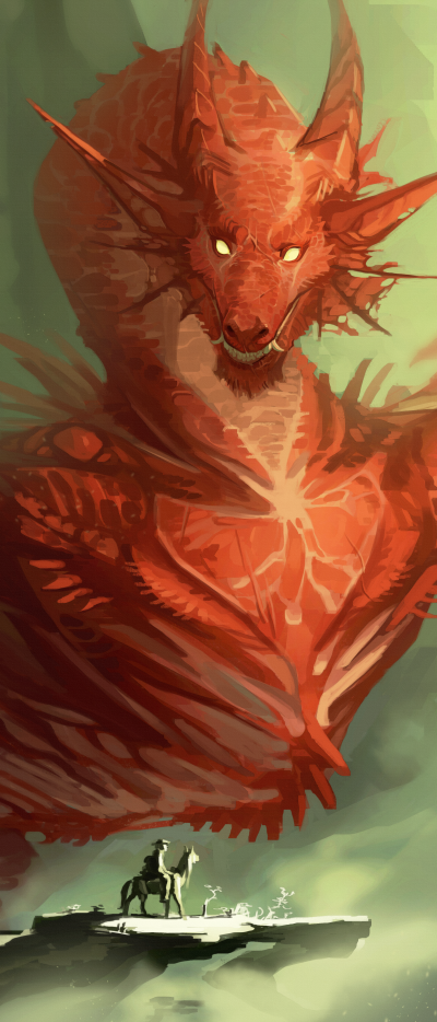 Fantasy Dragon, 1644x3840