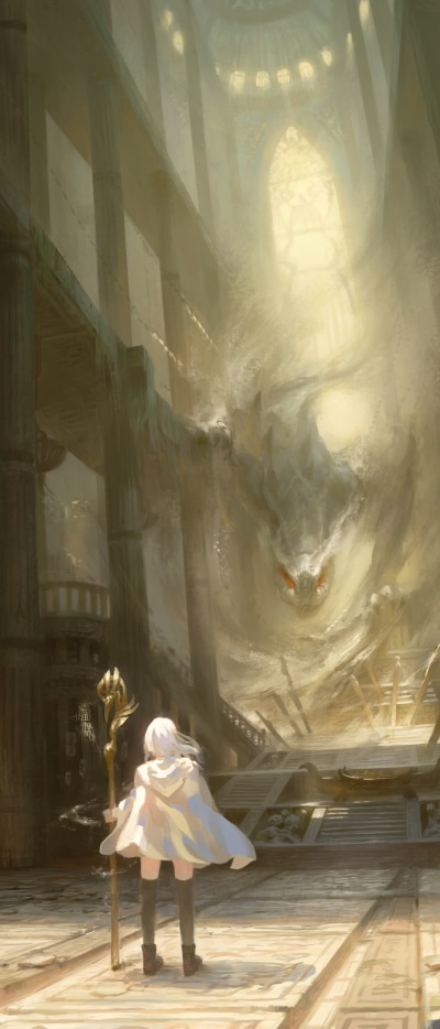 Fantasy Dragon, Chinese Dragon, 1644x3840