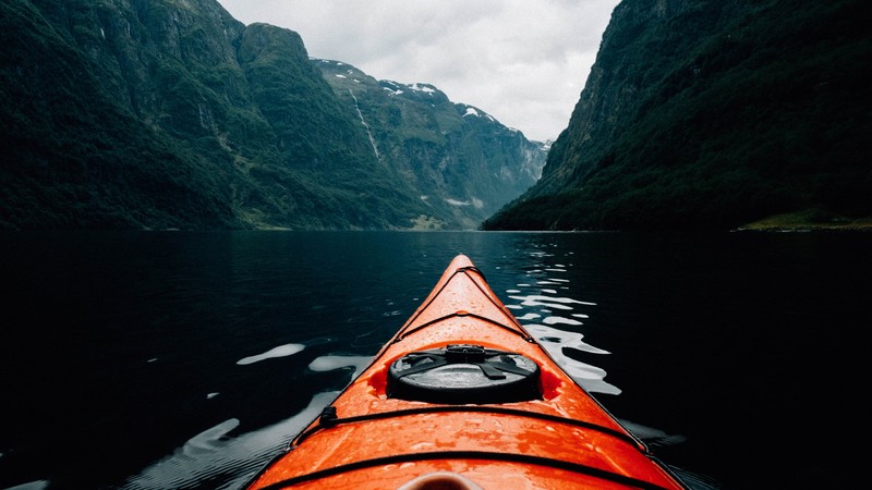 Canoe, Scandinavia, Europe, 4K