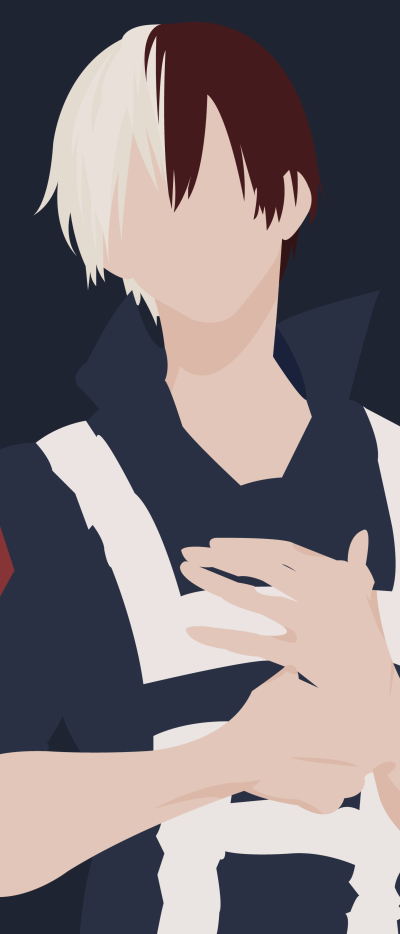 Anime My Hero Academia, Shoto Todoroki, 1644x3840
