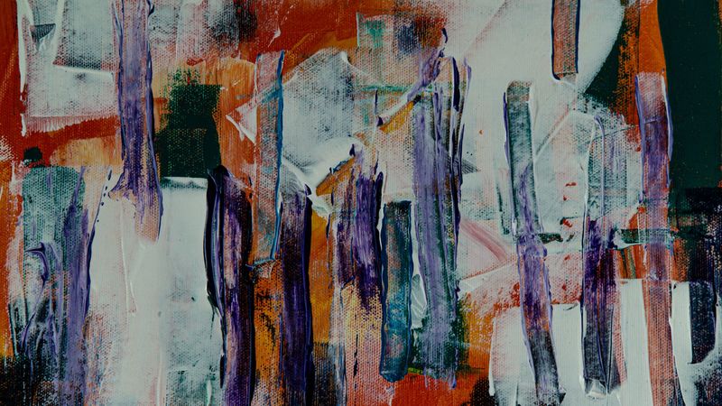 abstraction, art, paints, stains, 4k