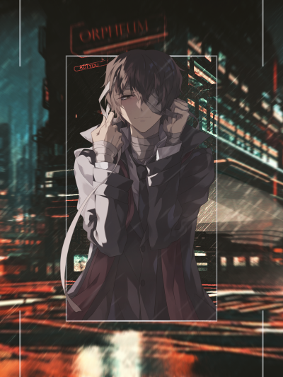 Anime Bungou Stray Dogs, Osamu Dazai, 1620x2160