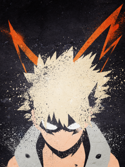 Anime My Hero Academia, Katsuki Bakugou, 1620x2160