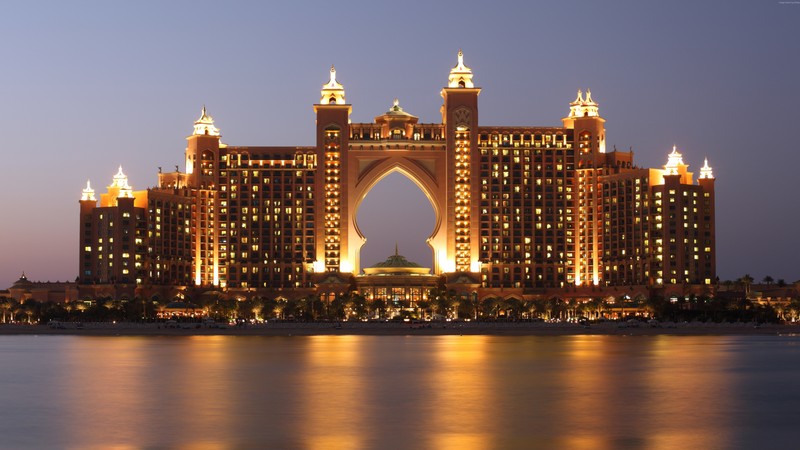 The Palm, Atlantis, Dubai, Hotel, 6K
