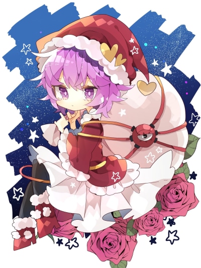 Anime Touhou, Satori Komeiji, 1536x2048