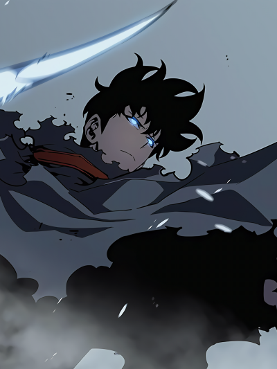 Anime Solo Leveling, Sung Jin-Woo, 1536x2048