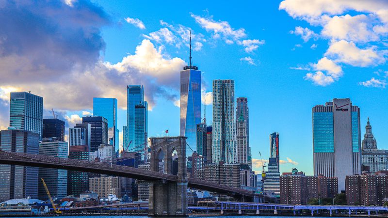 city, buildings, architecture, modern, bridge, 4k