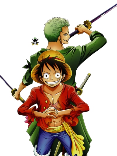 Anime One Piece, Roronoa Zoro, Monkey D. Luffy, 1536x2048