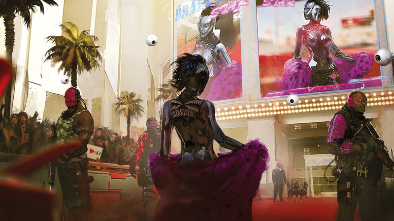 Cyberpunk 2077, E3 2018, artwork, 12K