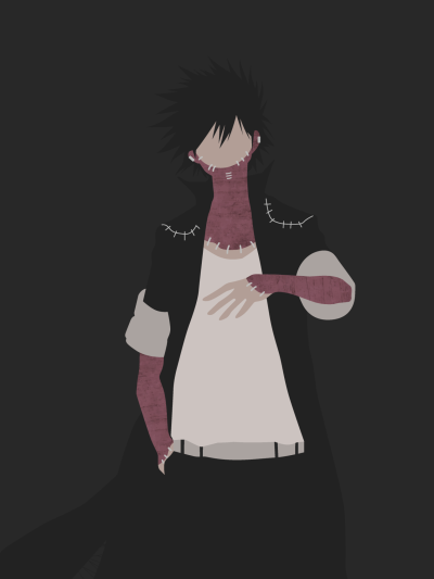 Anime My Hero Academia, Coat, Minimalist, Scar, Black Hair, Dabi (Boku No Hero Academia), 1536x2048