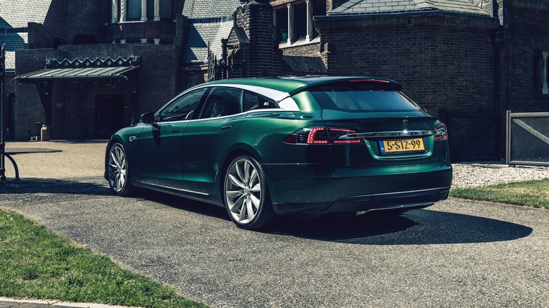 Tesla Model S Shooting Brake, 2018 Cars, electric car, 4K