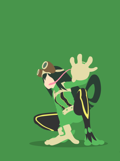 Anime My Hero Academia, Tsuyu Asui, 1536x2048