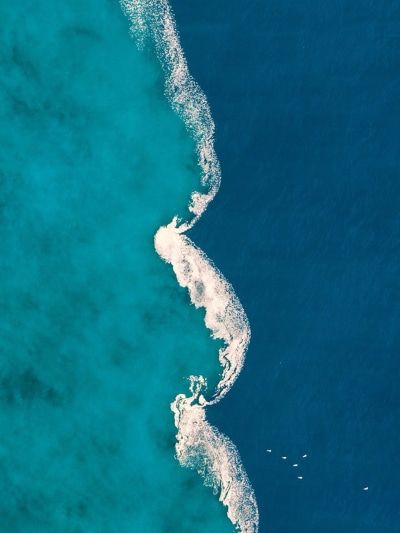 Earth Ocean, Blue, Water, Aerial, Sea, 1536x2048