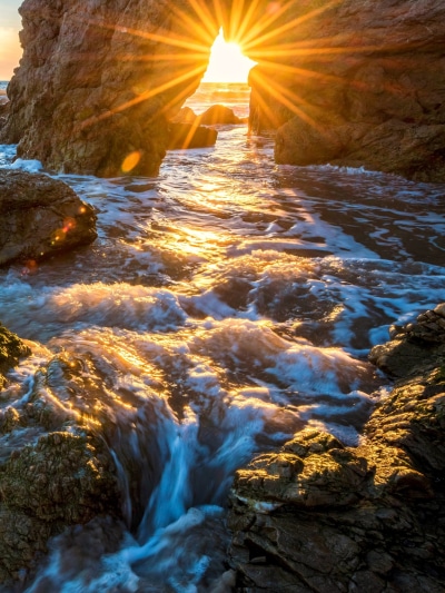 Earth Ocean, Sunset, Arch, Horizon, 1536x2048