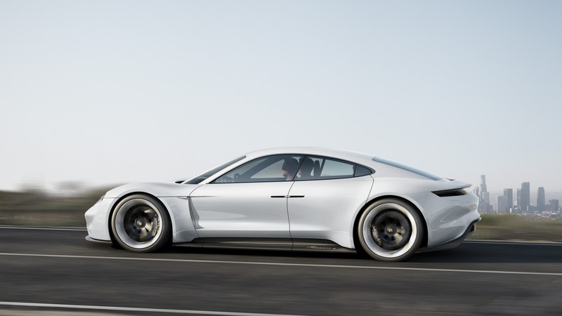 Porsche Taycan, Electric Cars, supercar, 800v, white