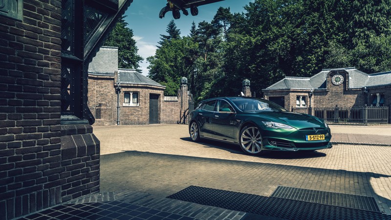Tesla Model S Shooting Brake, 2018 Cars, electric car, 6K