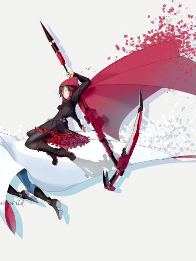 Anime RWBY, Ruby Rose (RWBY), Summer Rose (RWBY), 1536x2048