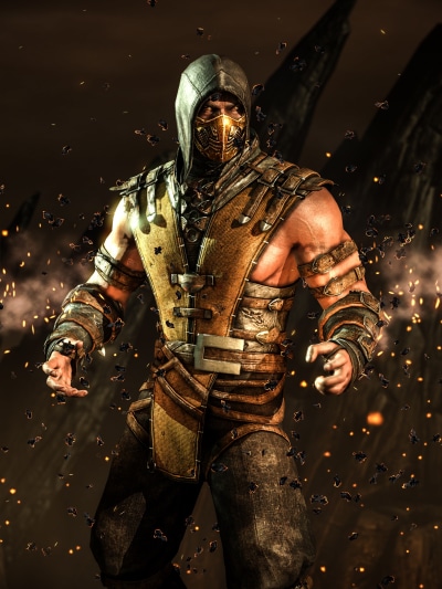 Video Game Mortal Kombat X, Scorpion (Mortal Kombat), 1536x2048