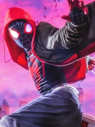 Movie Spider-Man: Into The Spider-Verse, Spider-Man, Miles Morales, 1536x2048